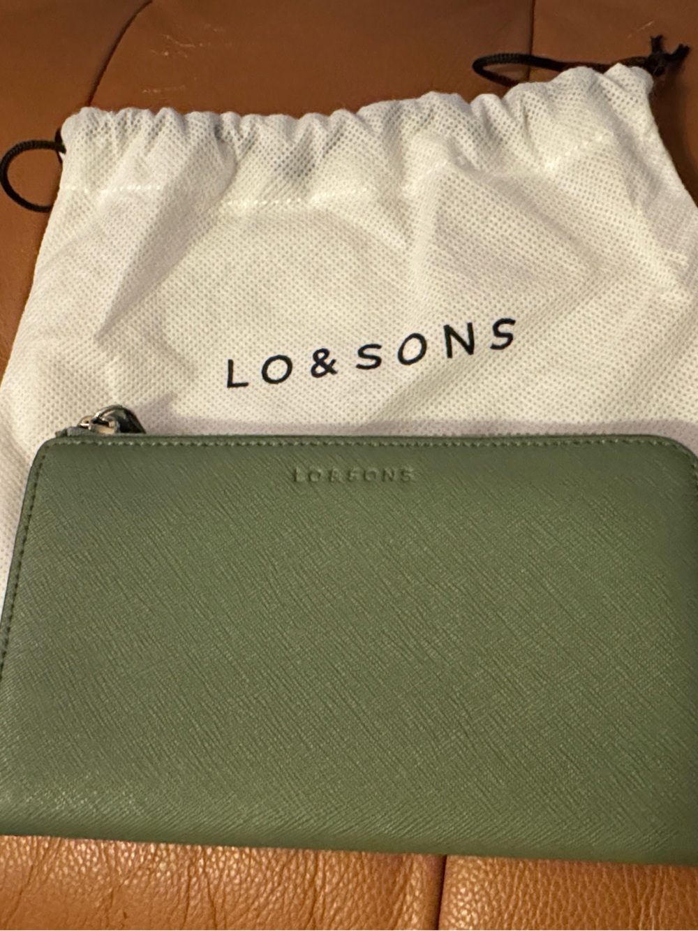 Lo & Sons Magnolia Wallet Safe Green